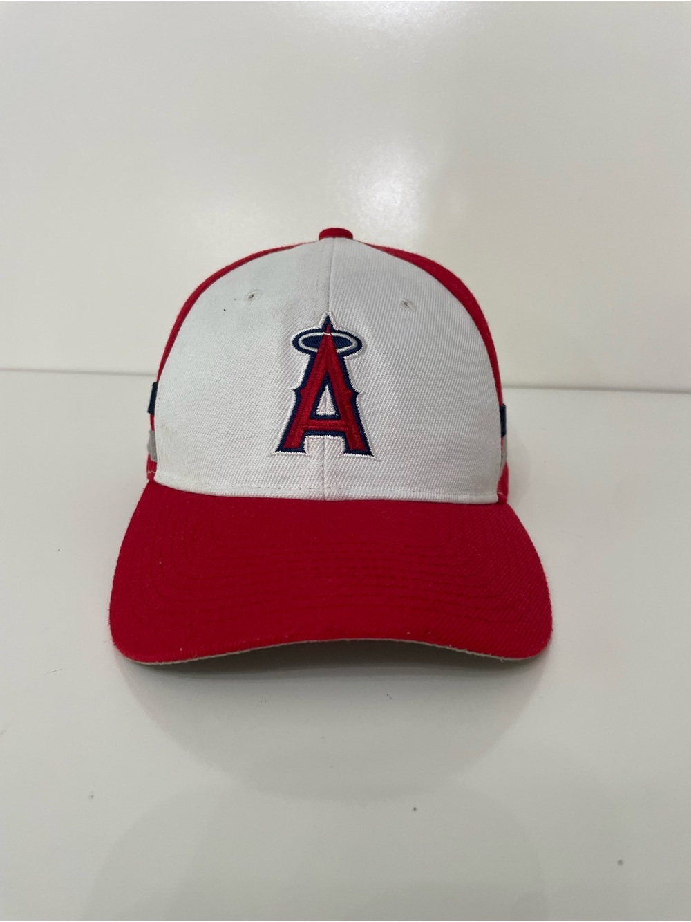 Los Angeles Angels Baseball Cap Red White Sports Athletic Travel Blokecore Hat